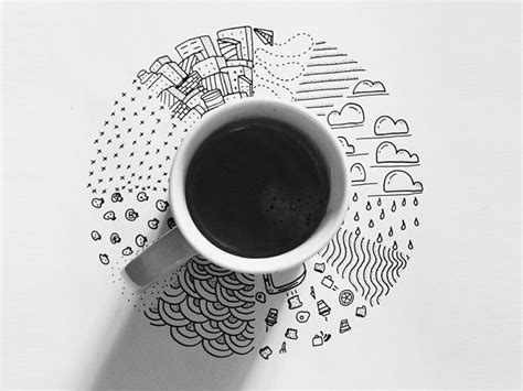 Coffee cup doodle by Little Lewis on Dribbble