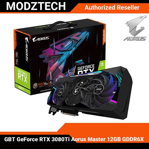 Gigabyte Aorus Geforce Rtx 3080ti Rtx 3080 Ti Master 12gb Gddr6x [gv