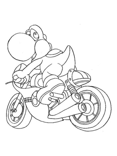 Mario Kart coloring pages