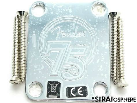 Fender 75th Anniversary Telecaster Tele Chrome 4 Bolt Neck Reverb