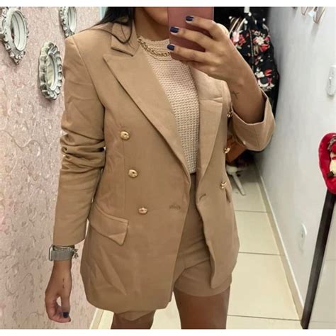 Blazer Nude Shopee Brasil