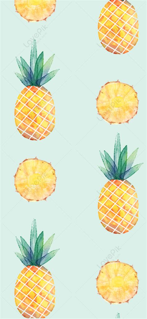 Pineapple Emoji Wallpaper