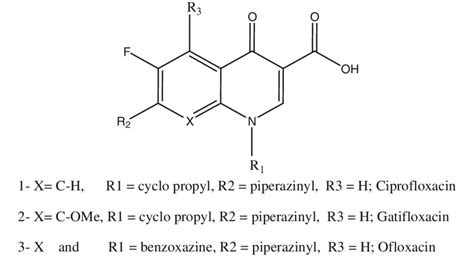 General Structure Of The Selected Quinolones Download Scientific Diagram