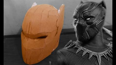 Cardboard Black Panther Helmet Template