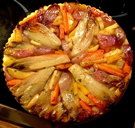 Tarte tatin de légumes dhiver zum fressn gern