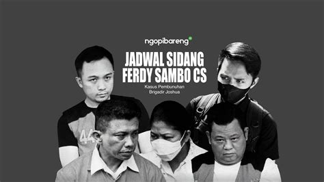 Ini Hakim Yang Tangani Sidang Ferdy Sambo Dkk