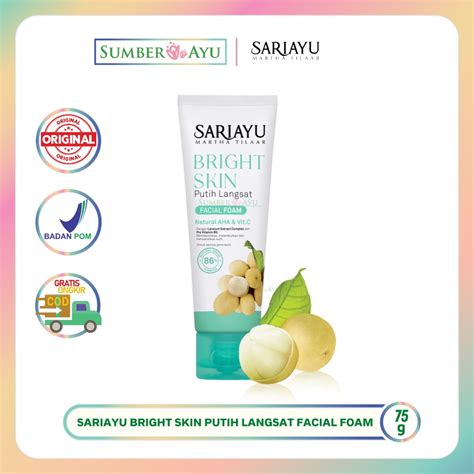 Jual Sariayu Putih Langsat Facial Foam Shopee Indonesia