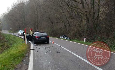 Žestok sudar kod Prijedora Povrijeđena oba vozača