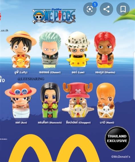 McDonald S Thailand Exclusive Collection One Piece Ace Hobbies Toys