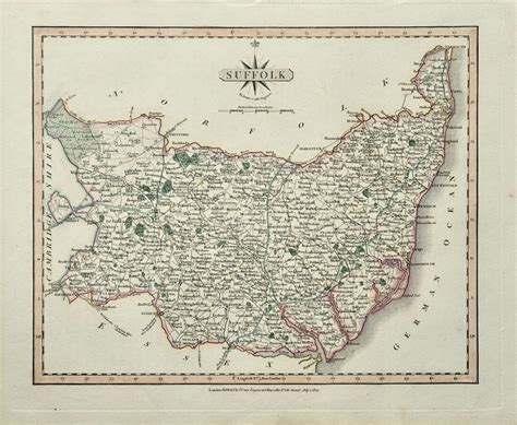 Suffolk Antique Maps Old Maps Of Suffolk Vintage Maps Of Suffolk Uk