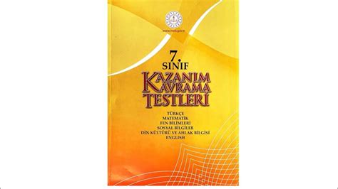 7 SINIF MATEMATİK KAZANIM KAVRAMA TESTİ 4 YouTube