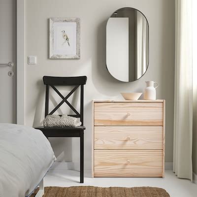 RAST 3-drawer chest, pine, 243/8x263/4" - IKEA