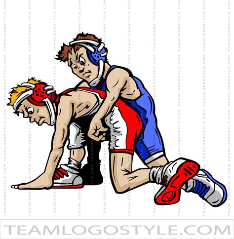 High School Wrestling Clipart | Vector Format | AI JPG EPS PNG