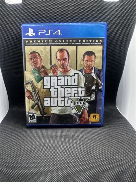 GRAND THEFT AUTO V Premium Online Edition Sony Playstation 4 2018