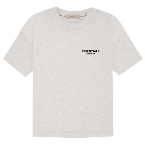 FEAR OF GOD ESSENTAILS T SHIRT LIGHT OATMEAL JD BOY