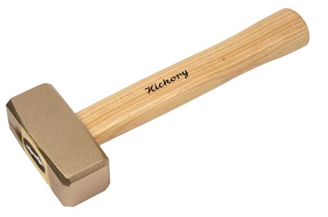 Maza octogonal antichispa con mango Hickory - Acha