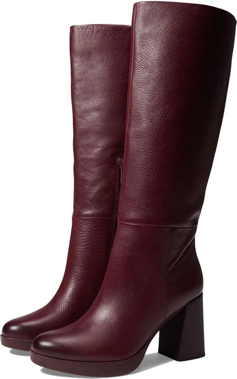 Naturalizer Women S Gen N Align Knee High Boots Cabernet Sauvignon Wide