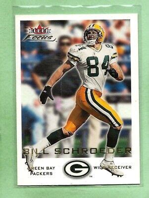 Bill Schroeder Fleer Focus Packers Comb Shipping Ebay