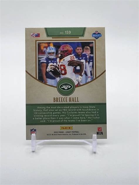 Breece Hall Rookie Card Panini Legacy New York Jets Rc Ebay