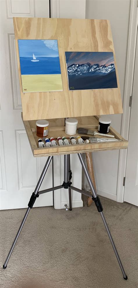 My DIY easel build : painting