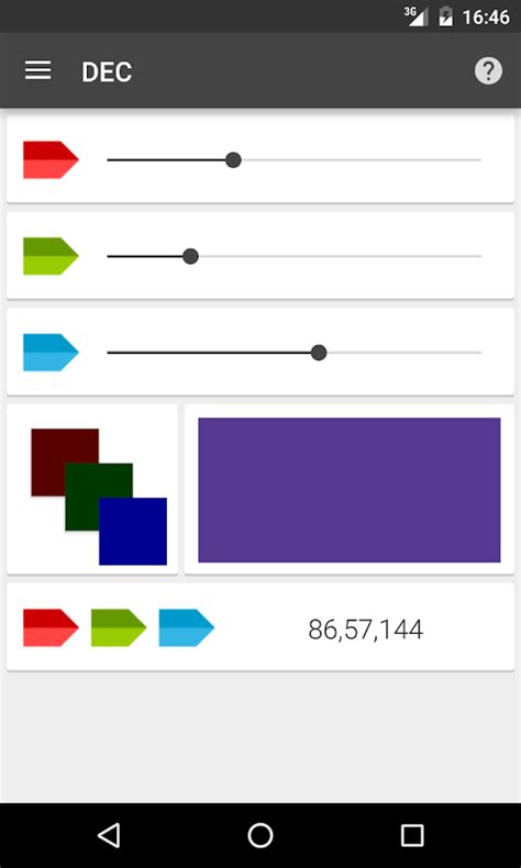 Color Mixer RGB HEX - Android Apps on Google Play