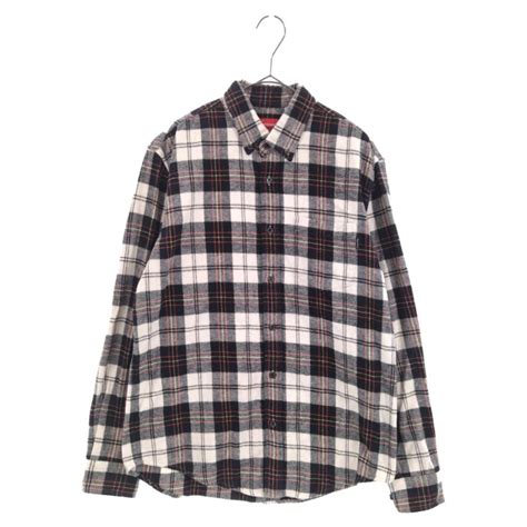 Supreme シュプリーム 14aw Tartan Flannel Shirt タータンチェック フランネル 長袖シャツ マルチ 9023f120045 Bring Yahoo