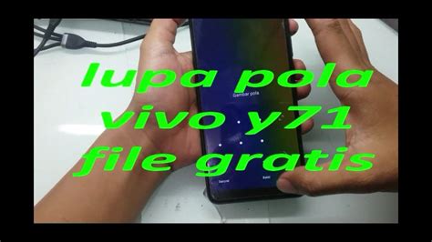 Cara Buka Pola Password Vivo Y71 Dengan Mi Flass YouTube