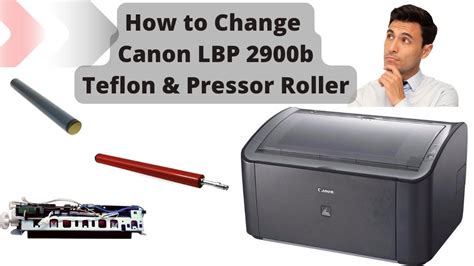 How To Change Teflon In Canon LBP 2900 Printer Canon LBP 2900 Fuser