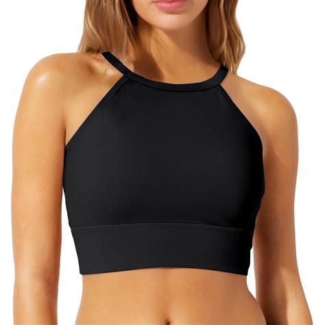 Faowme Women S Bikini Swimwear Set Sexy V Neck Solid Color High Waisted Bikini Sets For Women