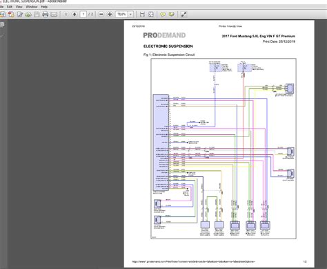 Ford Mustang L Eng Vin F Gt Wiring Diagram Auto Repair Manual