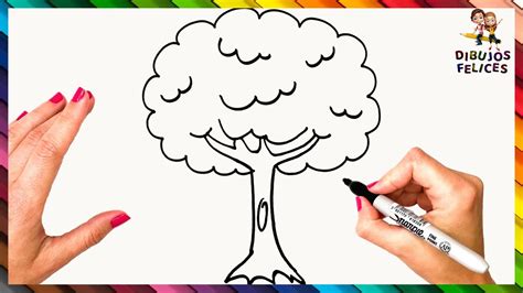 Cómo Dibujar Un Arbol Paso A Paso Dibujo De Arbol YouTube