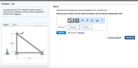 Solved A horizontal force of P = 58 kN is applied to joint | Chegg.com 