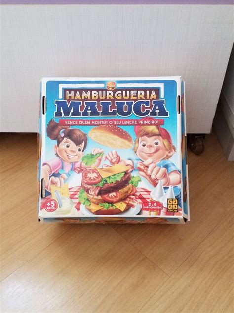 Jogo Hamburgueria Maluca Novo Brinquedo Para Beb S Grow Usado