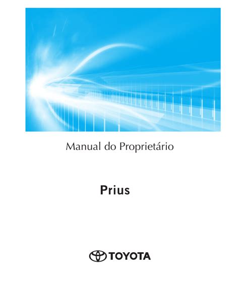 Toyota Prius Manual Do Propriet Rio Pdf Pages