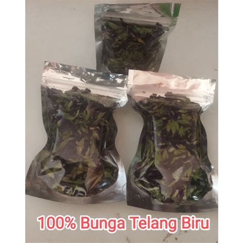 Bunga Telang Kering Dried Butterfly Pea Flower Shopee Malaysia