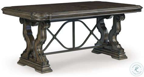 Maylee Dark Brown Extendable Dining Table From Ashley Furniture ...