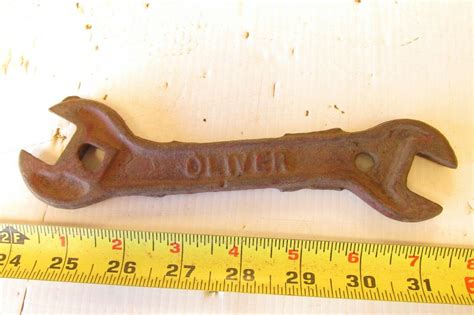 Old Antique Oliver Rp Farm Wrench Collector Tool