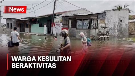 Ribuan Rumah Warga Medan Belawan Terendam Banjir Rob Youtube