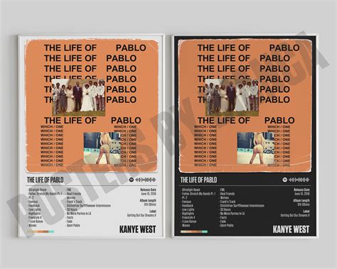 Kanye West Poster The Life Of Pablo Poster