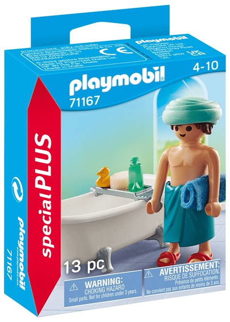 Playmobil Special Plus 71167 Pas Cher Homme Et Baignoire