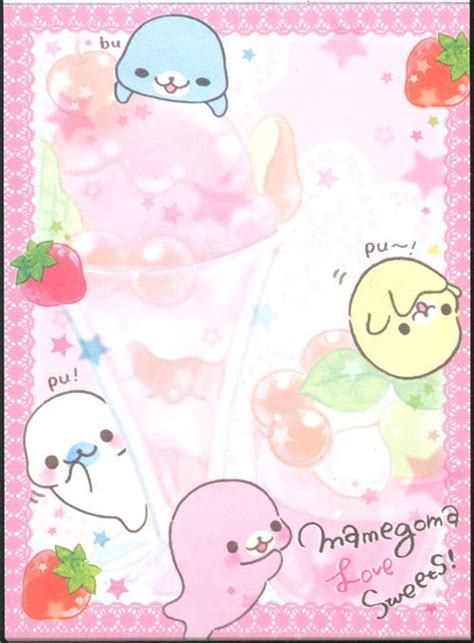 Mamegoma Writing Kawaii Printables Writing Paper Memo Paper