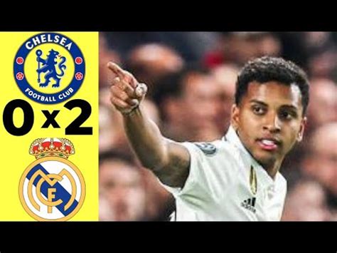 Gols Chelsea x Real Madrid Liga dos Campeões 22 23 YouTube