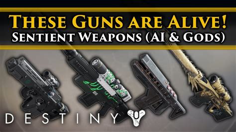 Destiny 2 Lore - These weapons are actually alive! Sentient weapons exist thanks to AI and Gods ...