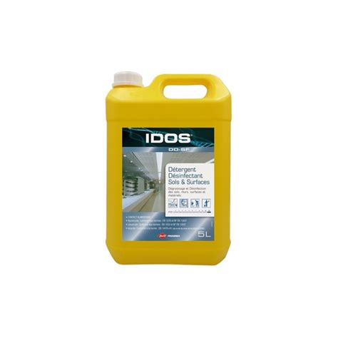 IDOS DD SF NETTOYANT DESINFECTANT CONCENTRE SOLS SURFACES 2X5L