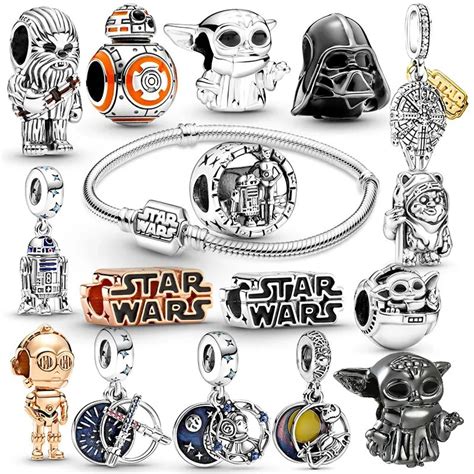 Bracelet Pandora Original Disney The Mandalorian Pour Homme Et Femme