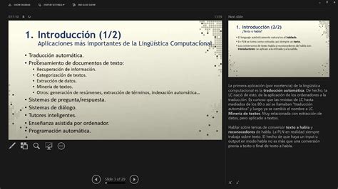 Lingüística Computacional principales aplicaciones Clase 1 de 3 21