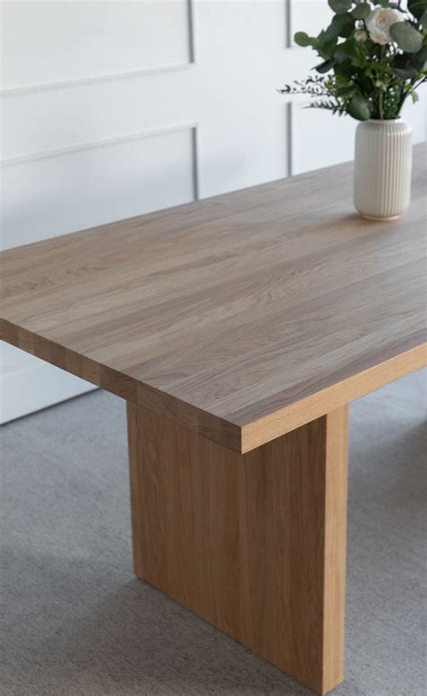 Modern Dining Table, Wood Kitchen Table, Oak Dining Table | Light wood ...