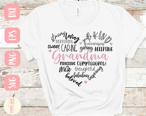 Best Grandma Svg Design Grandma Svg File For Cricut Etsy