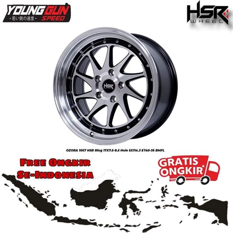 Jual Velg Mobil Celong Civic Ring 17 HSR OZORA R17 Veleg Hrv Ertiga