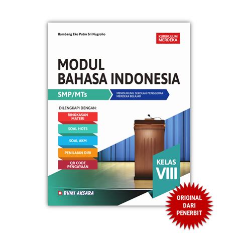 Modul Bahasa Indonesia Kelas Viii Smp Mts Kurikulum Merdeka Bumi Aksara